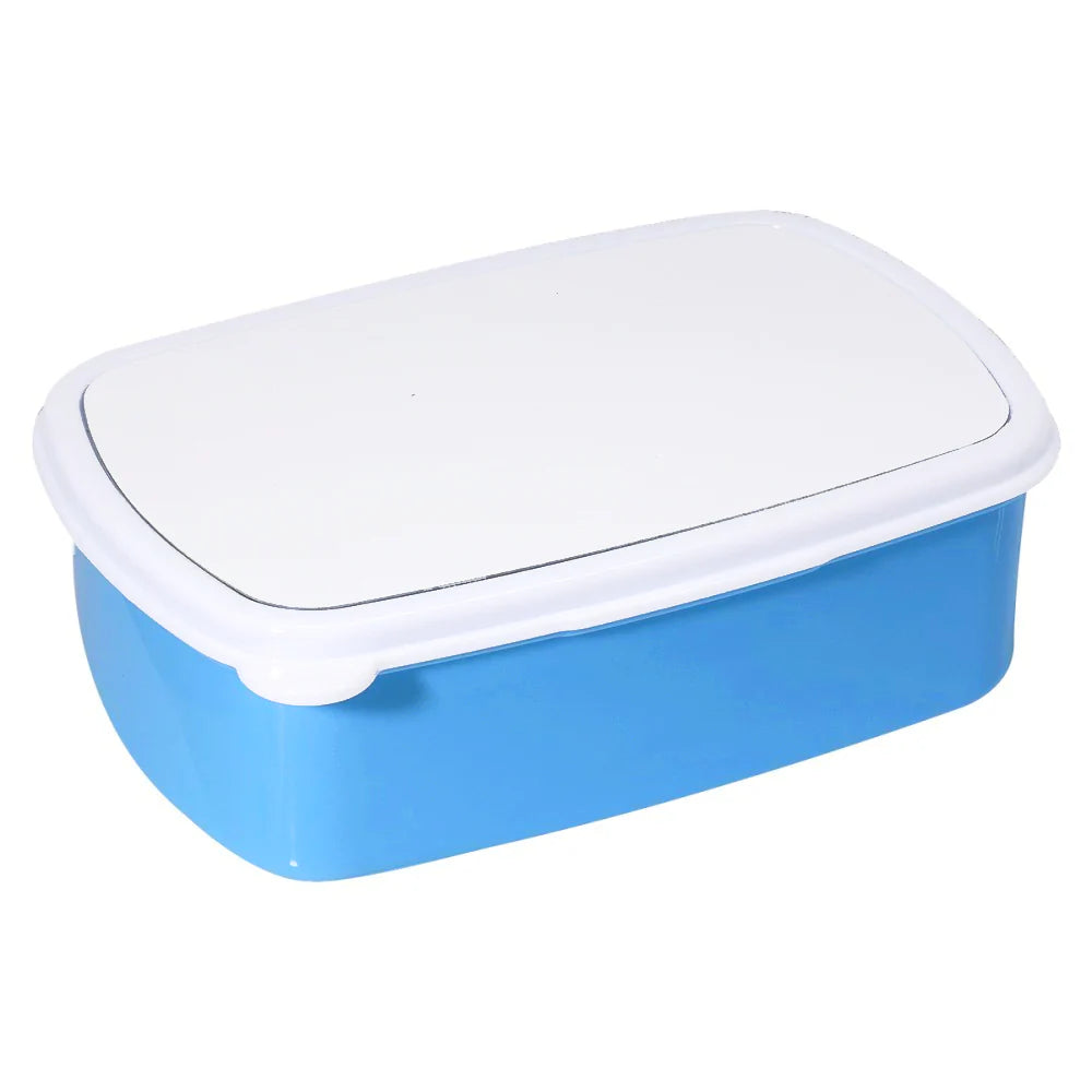 Blue Personalised School Lunch/Snack Box