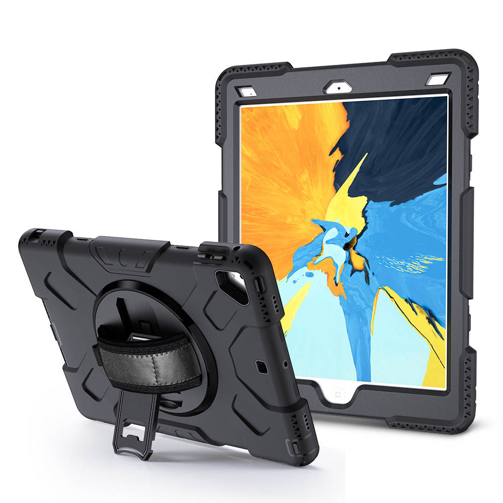 iPad Air 10.9 Inch 4th/5th Generation 360 Degrees Rugged Case with Screen Protector - Black